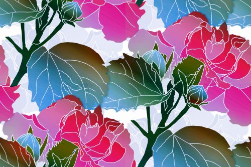 Floral Pattern Background 808