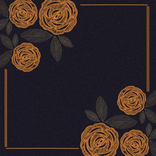 Floral Roses Pattern Background