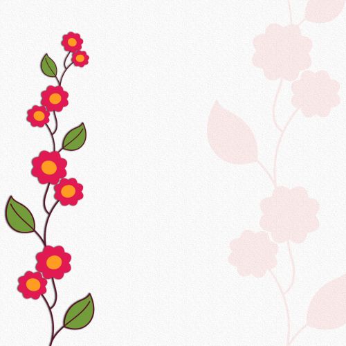Floral Seamless Pattern Card