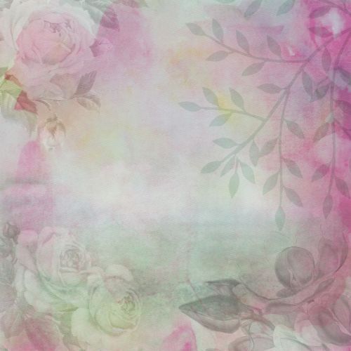 Floral Watercolor Paper Background