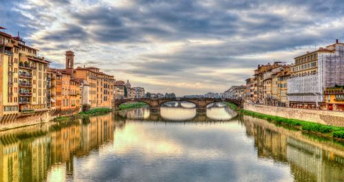 arno river florence italy