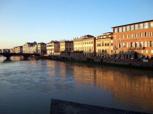 florence italy sunset