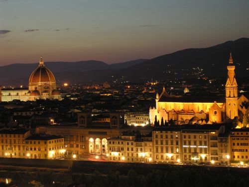 florence night panorama