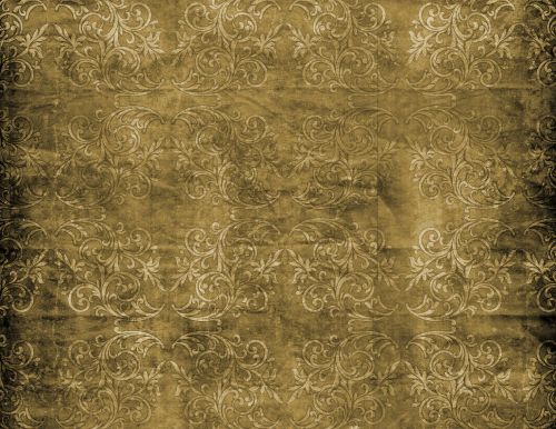 Floral Gold Background