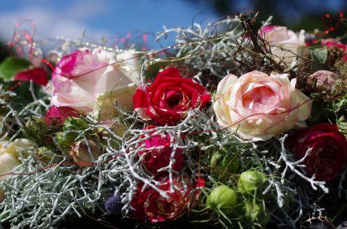 florist floral wreath bouquet of flowers