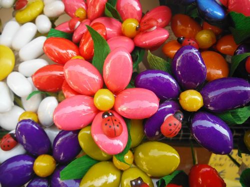 flower candy confectionery