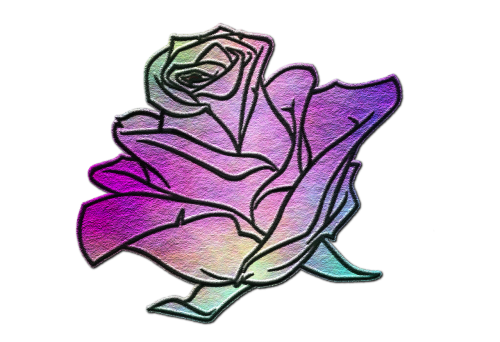 flower rose material