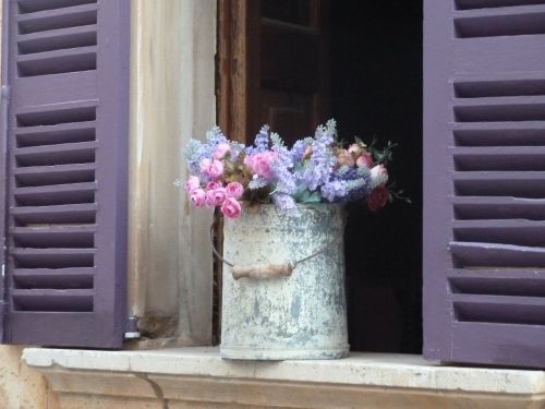 flower deco window