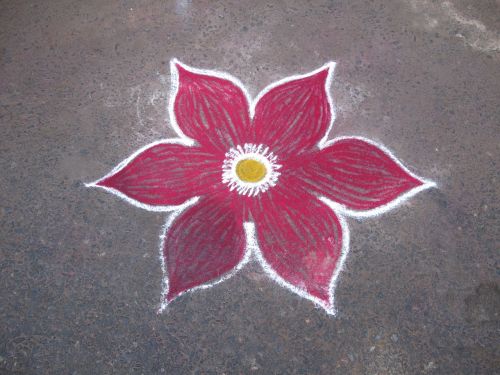 flower chalk paint