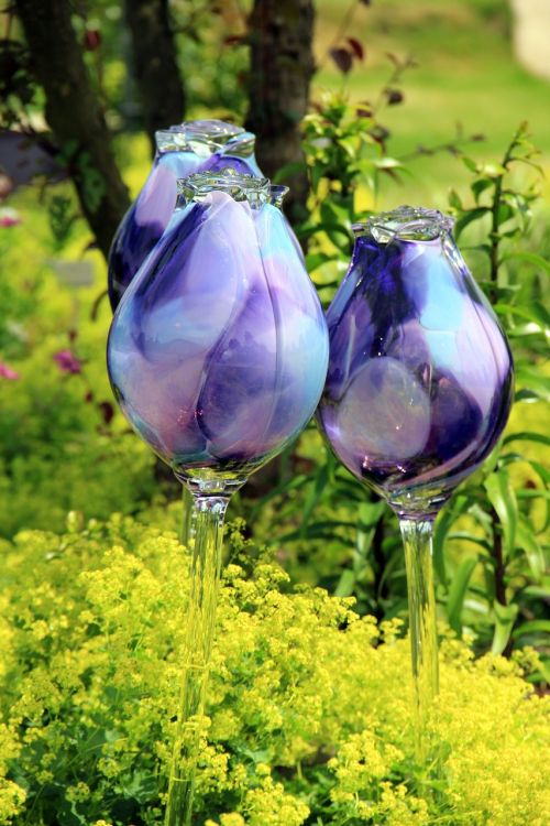 flower art glass art