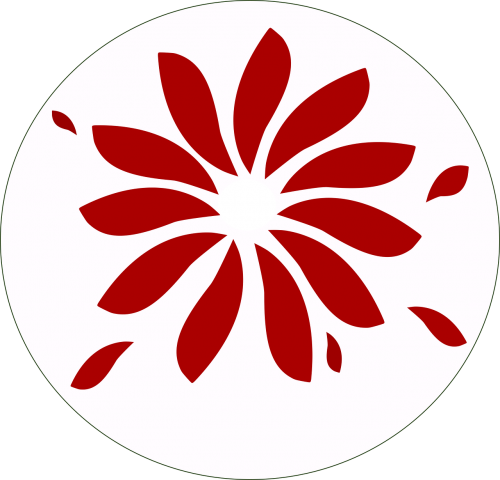 flower minimum logo almisu