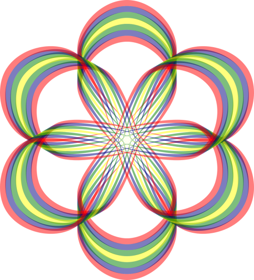 flower ornament shape