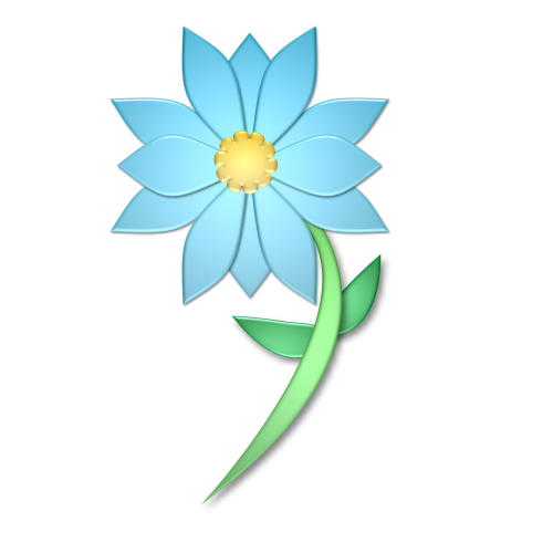 flower blue plant