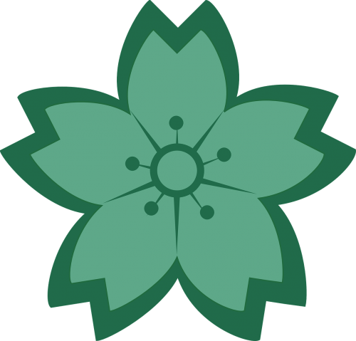 flower floral green