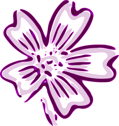 flower purple fleur
