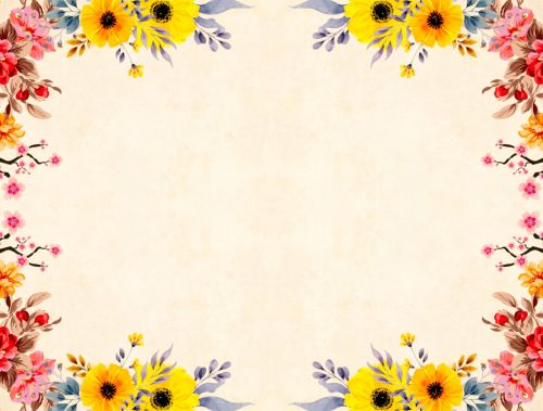 flower background vintage