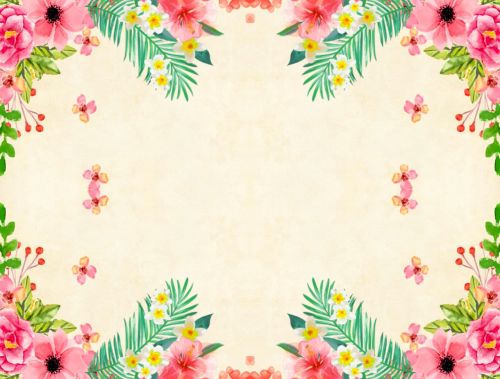 flower background vintage