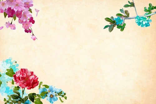 flower  background  watercolor
