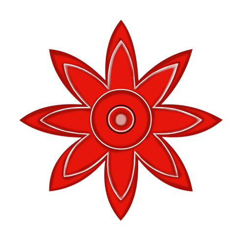 flower pattern shape