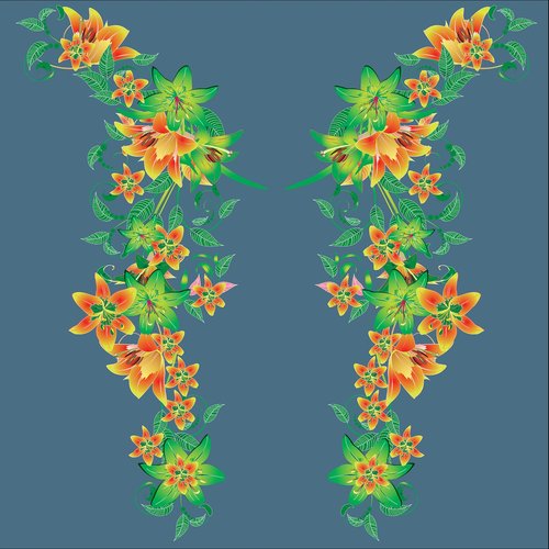 flower background  textile design  texture