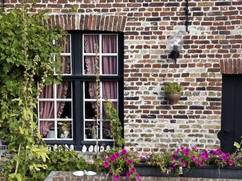 Flower Box In Bruges, Belgium