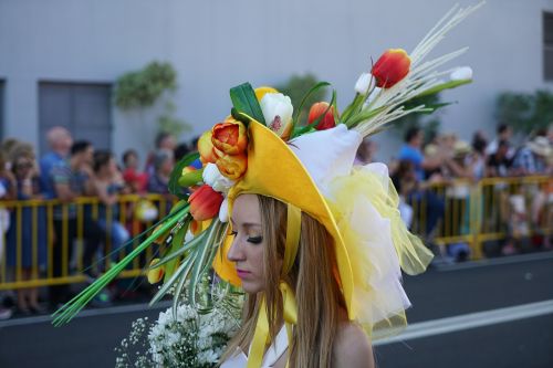 flower festival floral decorations headdress