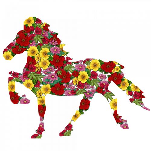 Flower Horse