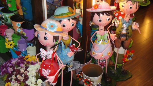 flower pots puppets toys