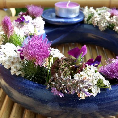 flower ring flowers ceramic