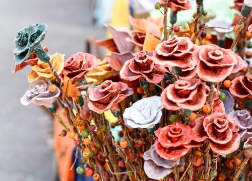 flowers orange decoration