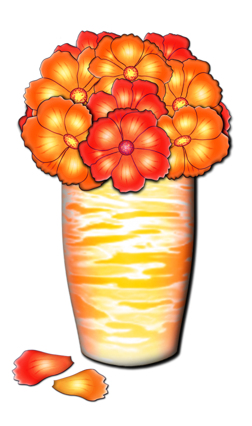 flowers vase bouquet