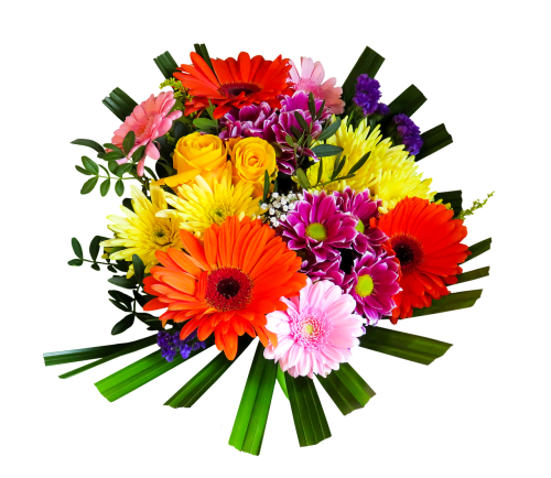flowers bouquet isolated