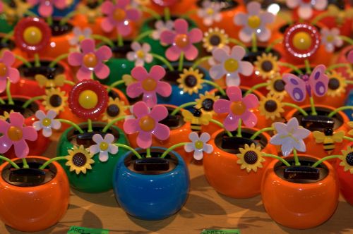 flowers toys plastic