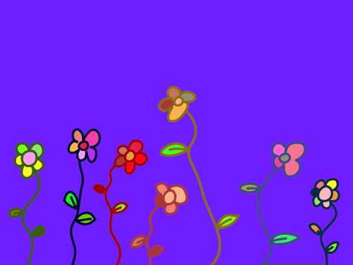 flowers floral doodle