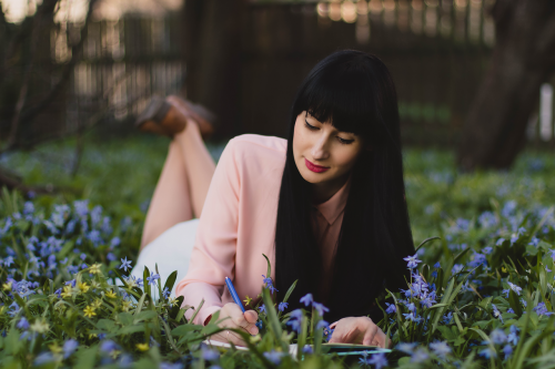 flowers grass model