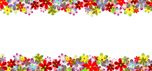 flowers floral pattern banner