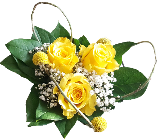 flowers yellow nosegay
