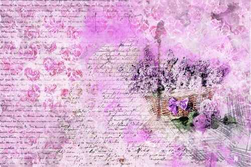 flowers lilac basket