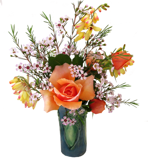 flowers mixed vase