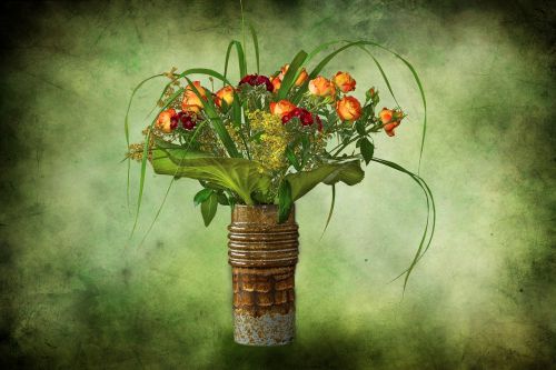 flowers bouquet vase