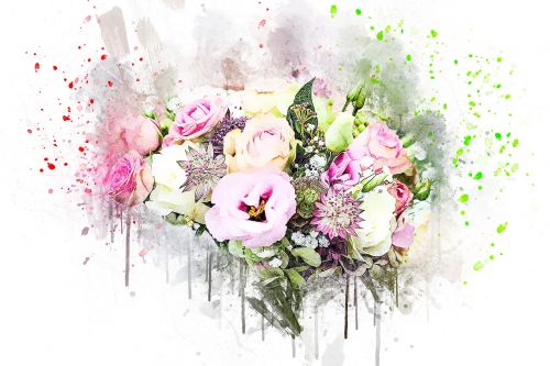 flowers bouquet art