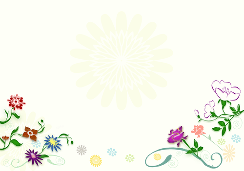 flowers  background  illustration