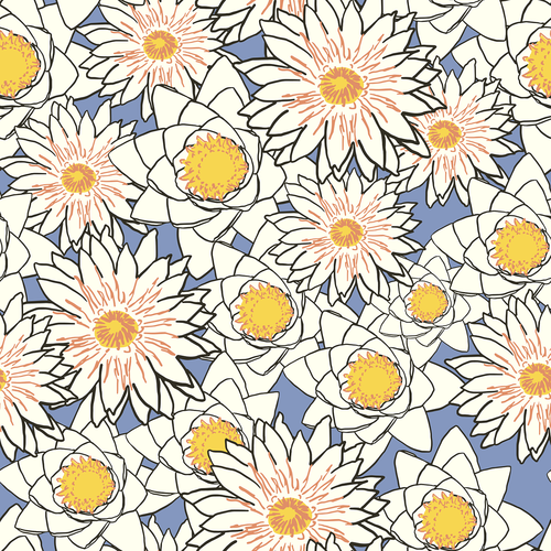 flowers  pattern  lotus