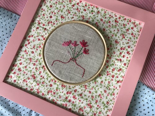flowers  sewing  sewing needle