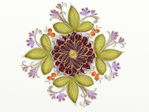 flowers  decorative flowers  pattern