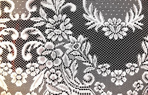 flowers pattern curtain