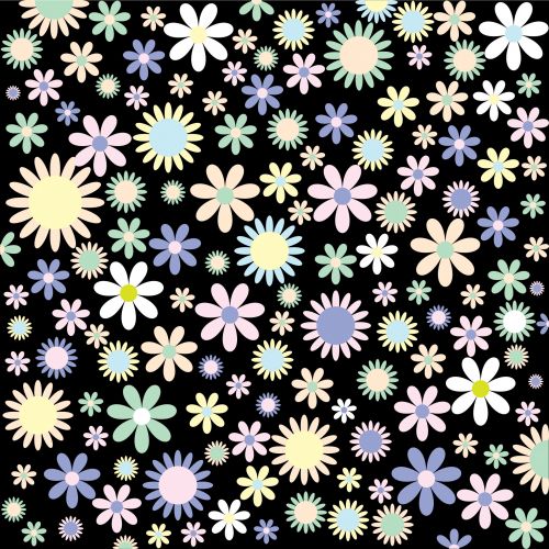 Flowers, Floral Pattern Background