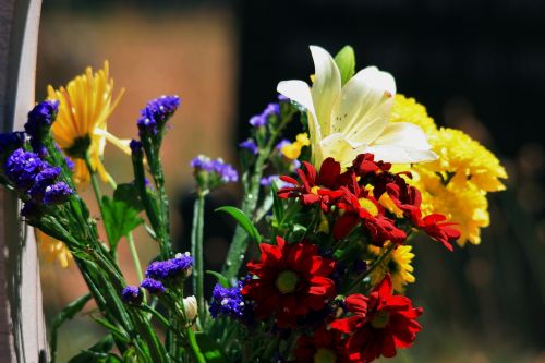 Flowers On A Grave