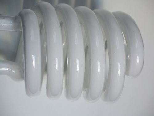 fluorescent lighting coiled tube