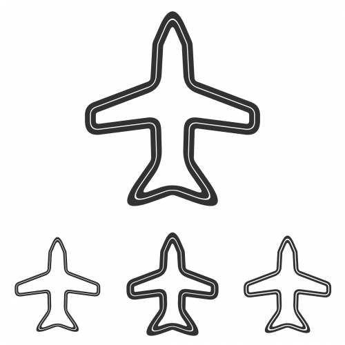 fly logo airport